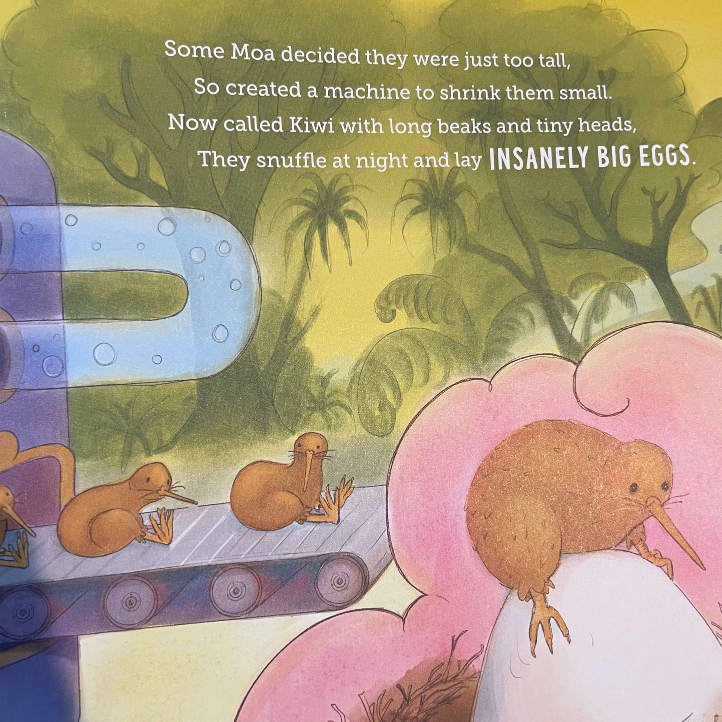 Childrens book "Dreams of a Moa".