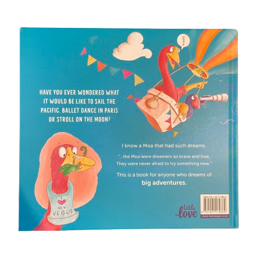 Childrens book "Dreams of a Moa".