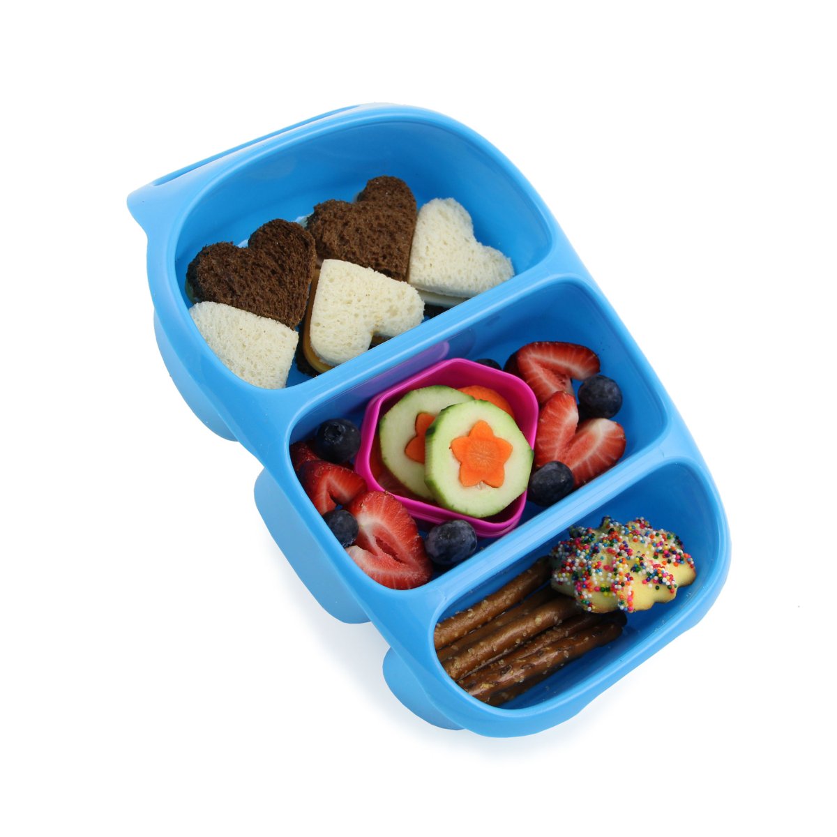Goodbyn Bynto Lunchbox Dipper Set - Neon Blue