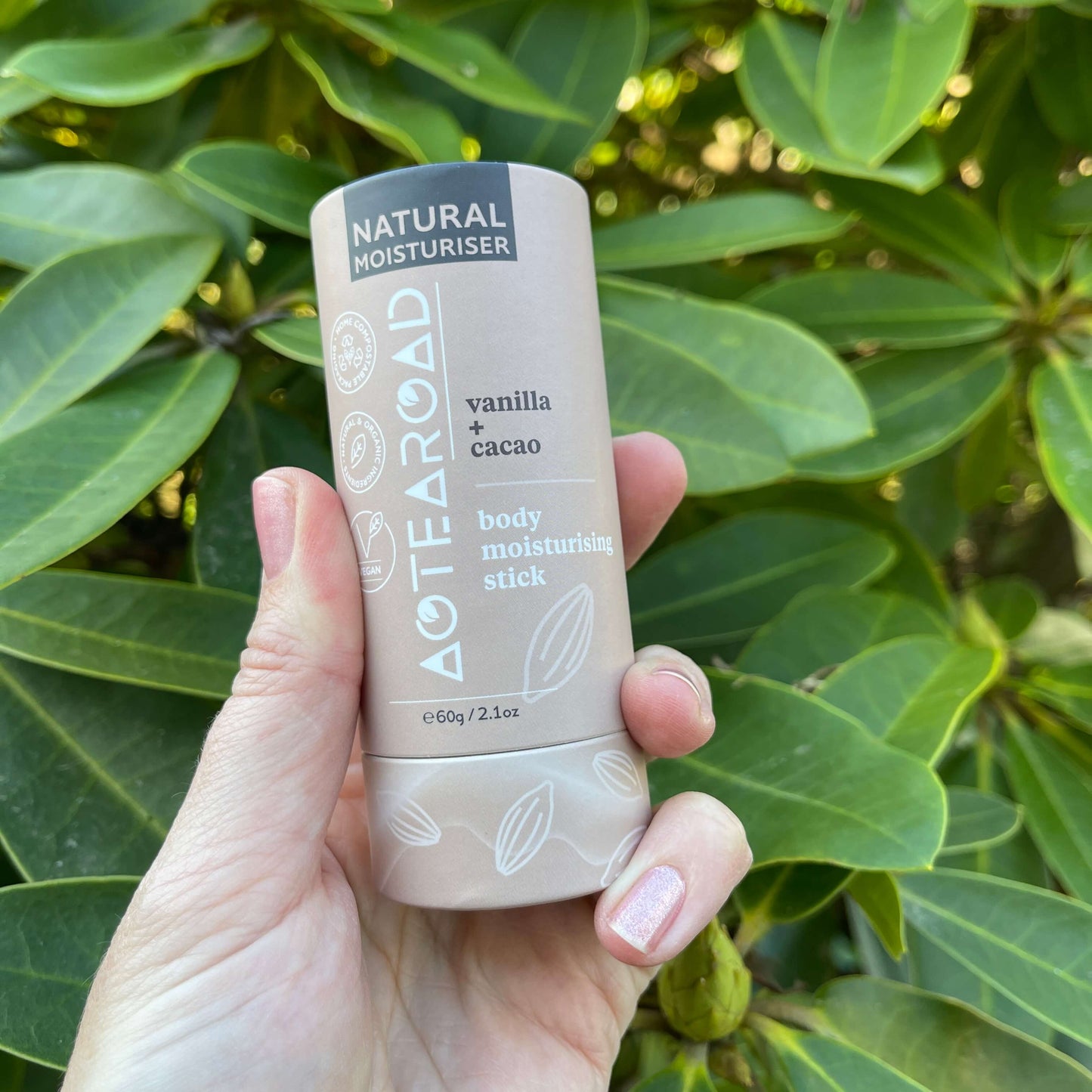 Vanilla and cocoa body moisture stick by aotearoad.