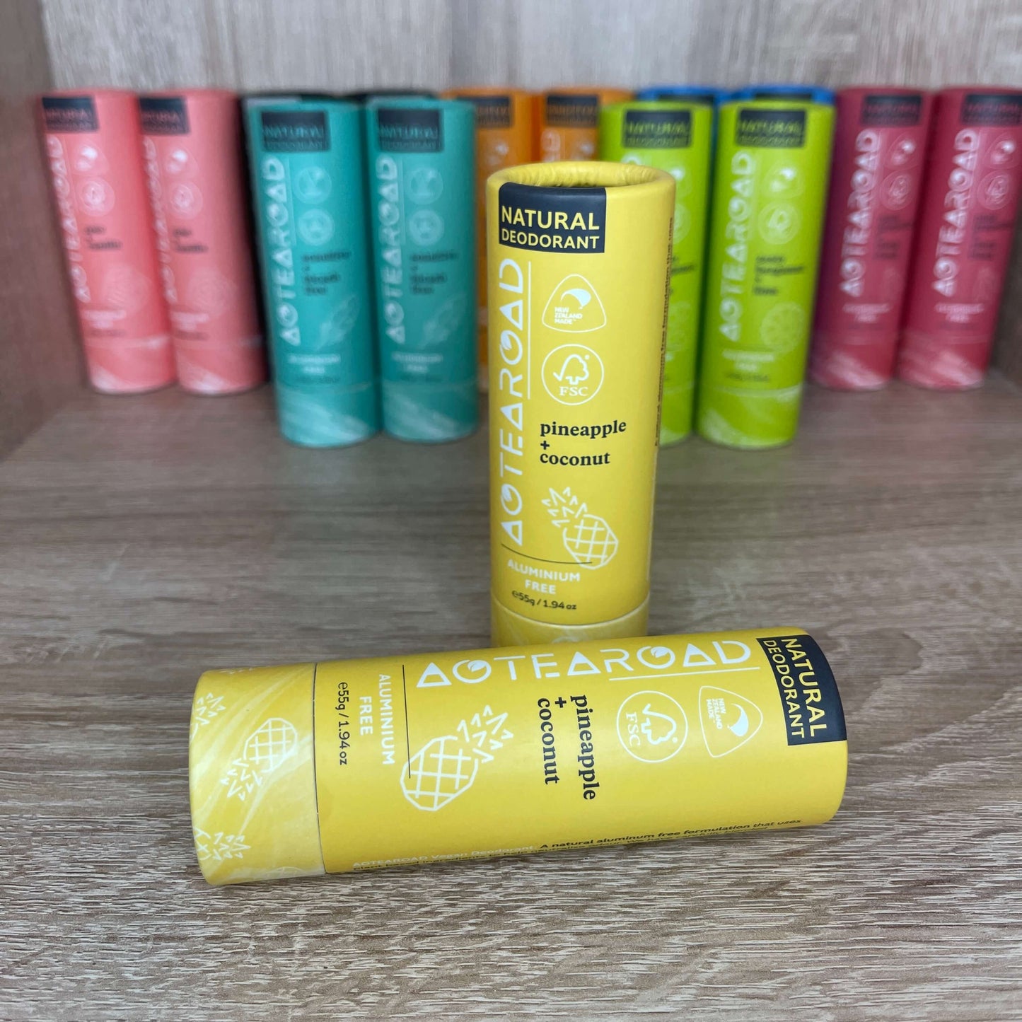Pineapple and coconut natural deodorant by Aotea Road.