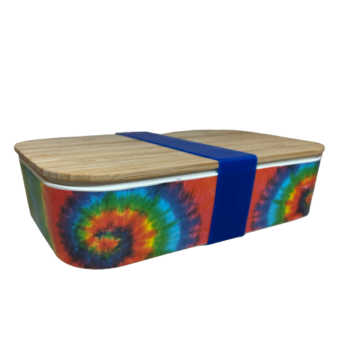 Bamboo tiedye lunch box.