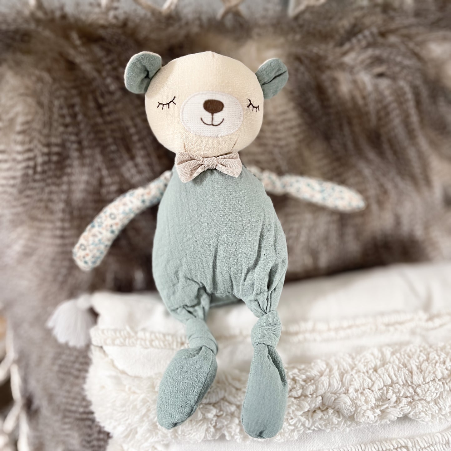 Billie Bear soft toy.