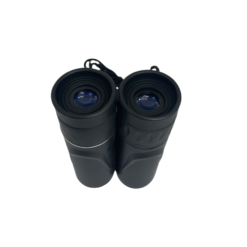 Small black binoculars.