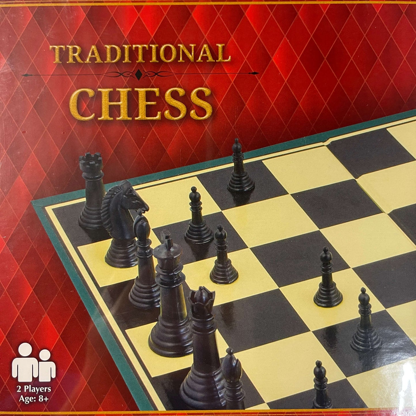 Chess board game set.