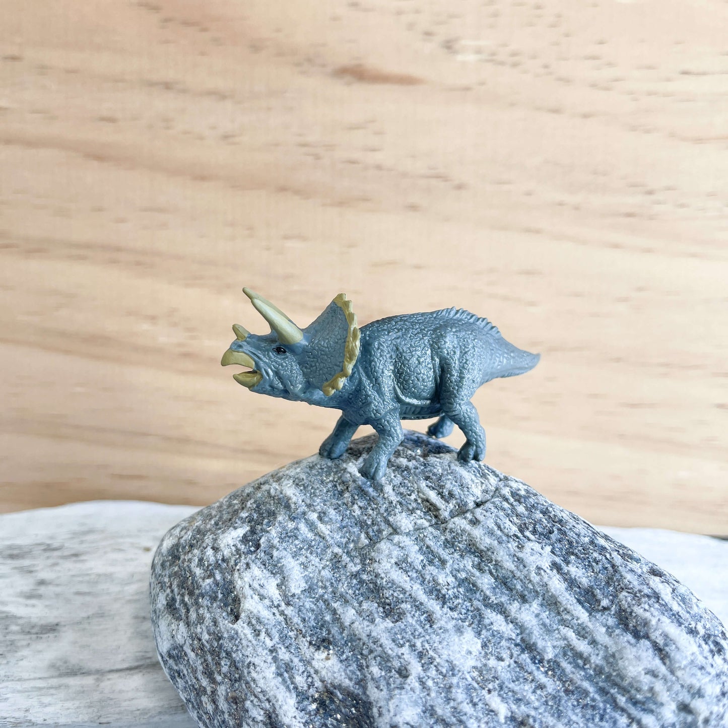Mini dinosaur figurines.