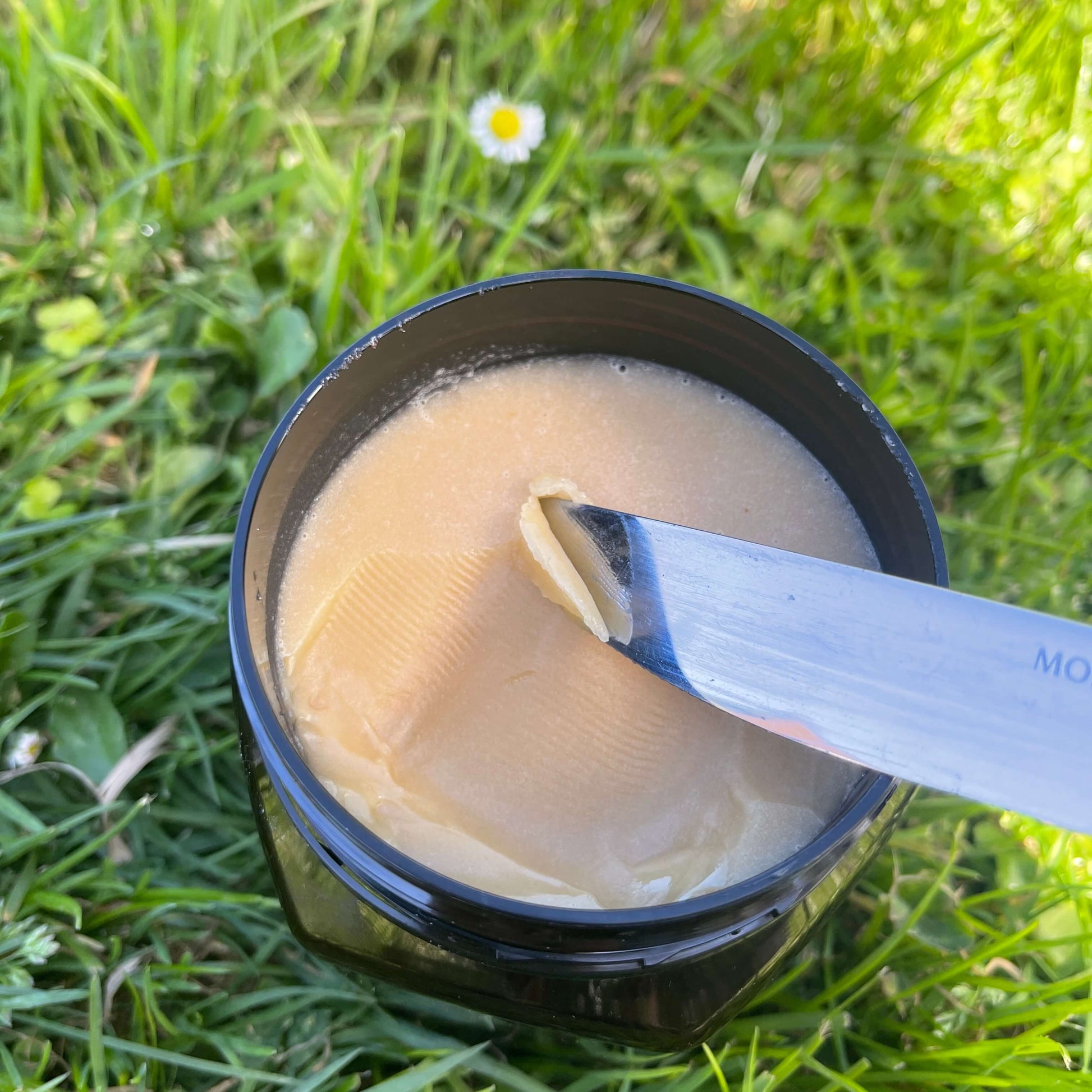 Raw Native Bush Honey in jar.