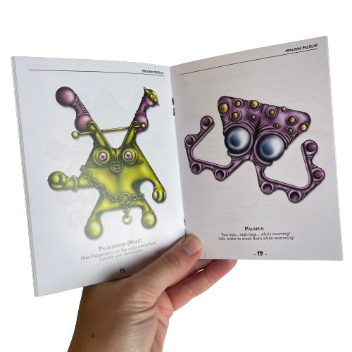 Page of instruction book from the Palago tile game.