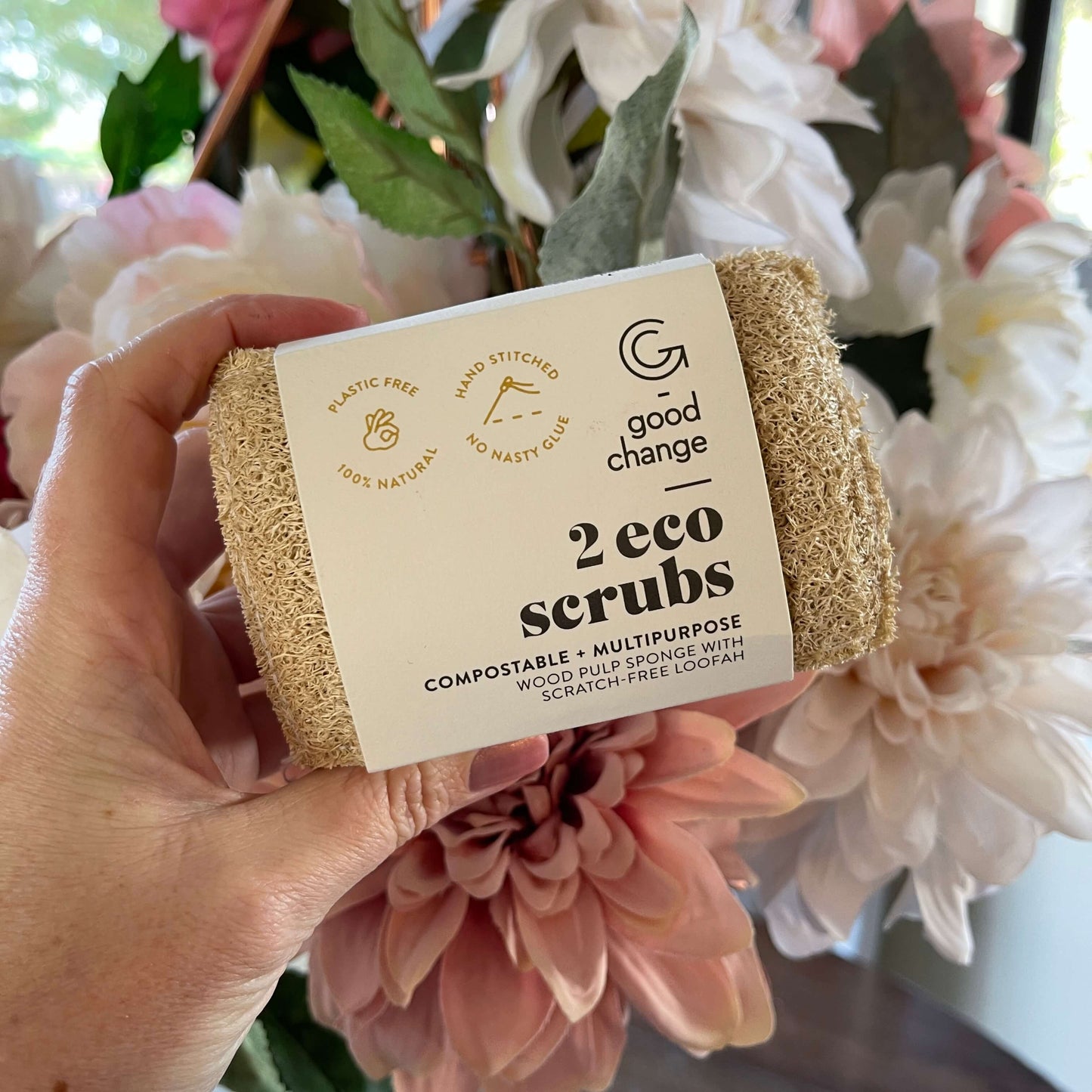 2 pack of eco cleaning sponge and scrubs.
