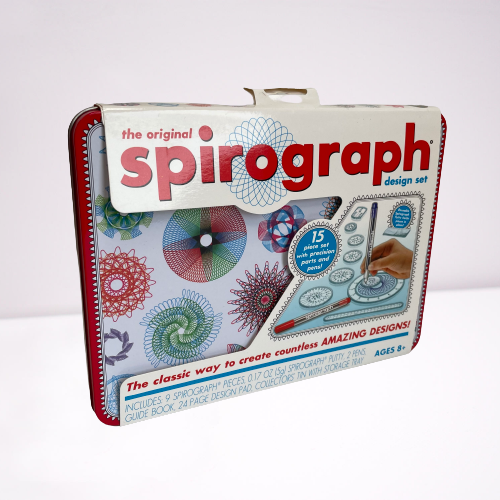 Spirograph Design Set in a tin case.