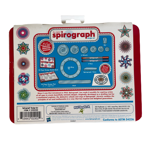 Spirograph Design Set in a tin case.