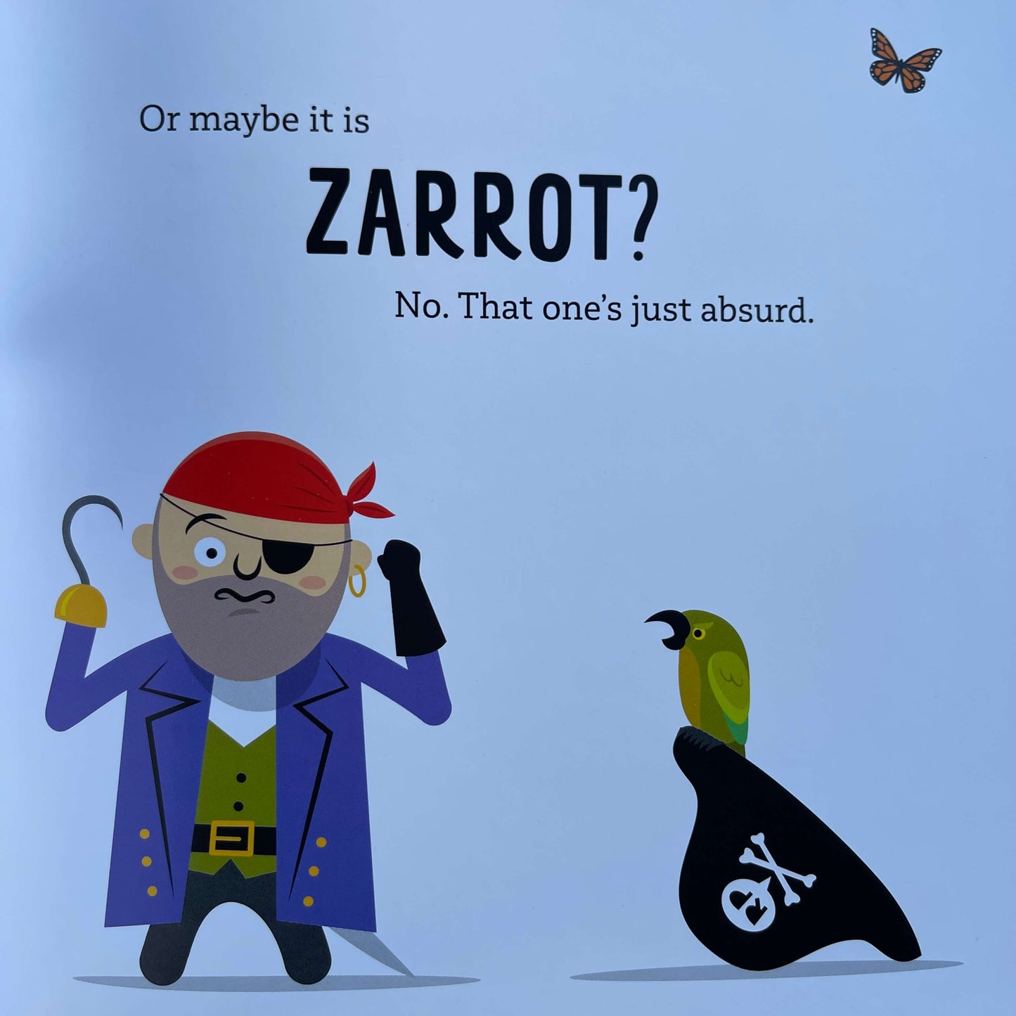 Page from Children's book, The Rhyming Pirate by Glenn Jones.