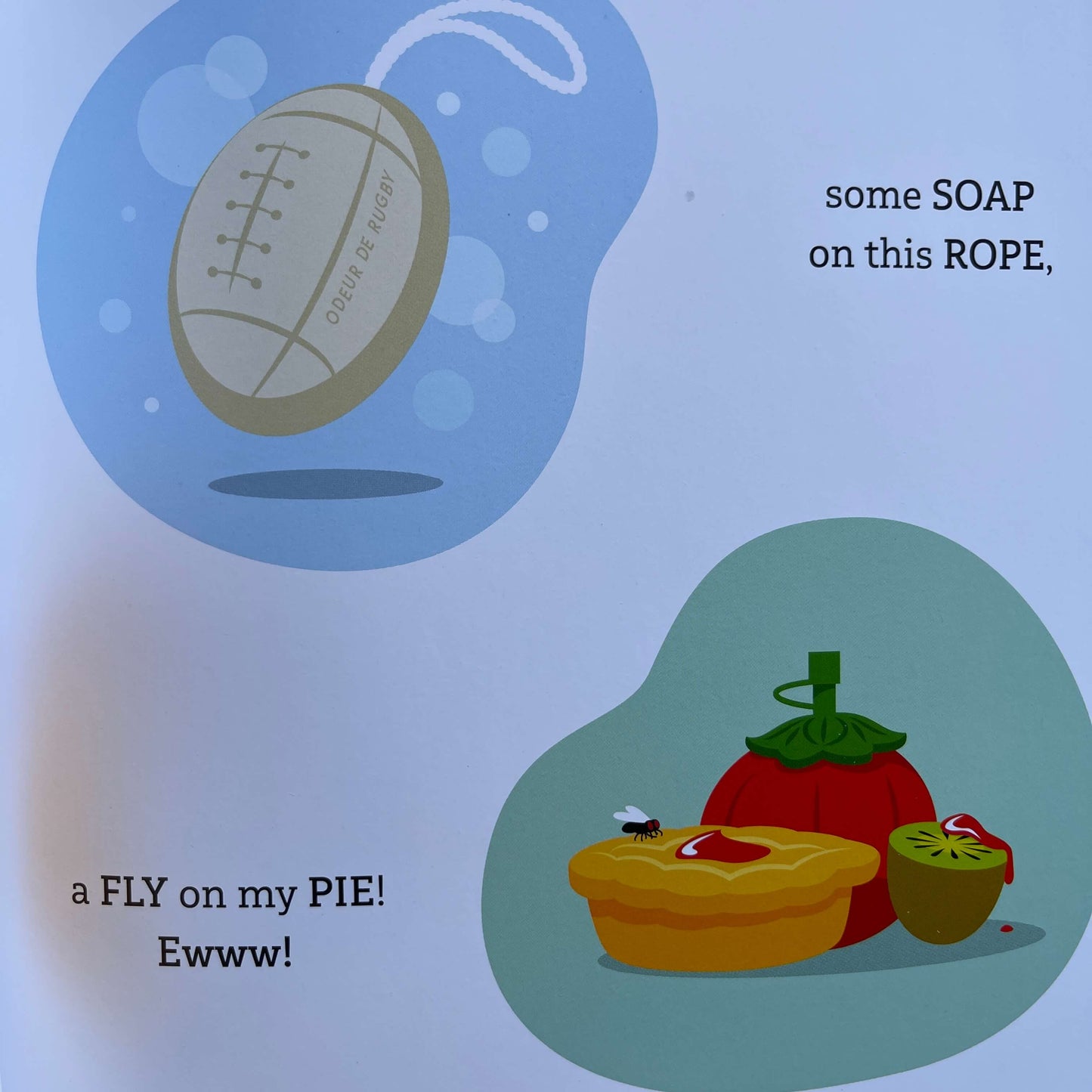 Page from Children's book, The Rhyming Pirate by Glenn Jones.