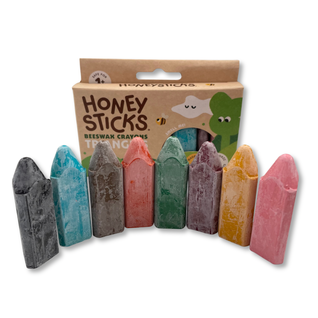 Honeysticks Triangle Crayons 8pk