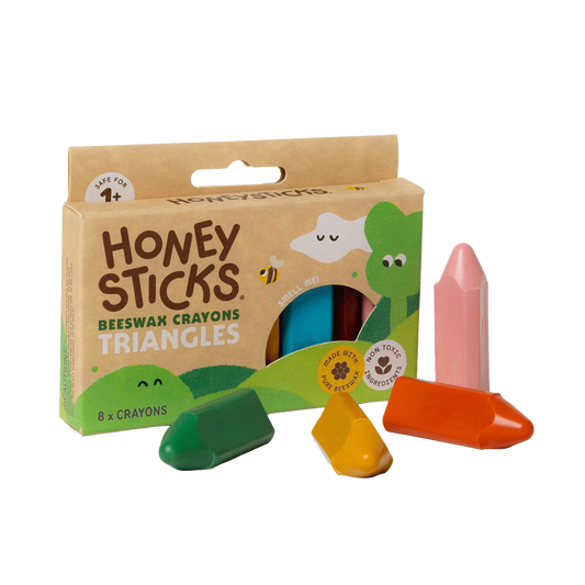 Honeysticks Triangle Crayons 8pk