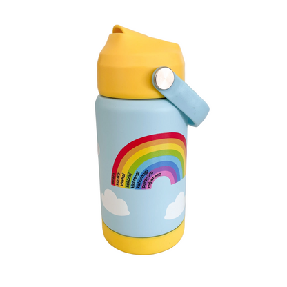 Kids Drink Bottle - Te Reo Rainbow