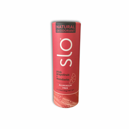 Slo Naturals Deodorant - Pink Grapefruit and Mandarin