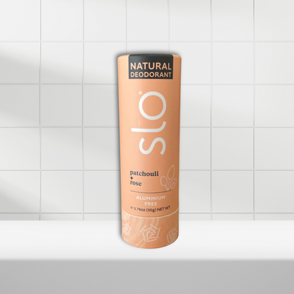 Slo Naturals Deodorant - Patchouli & Rose
