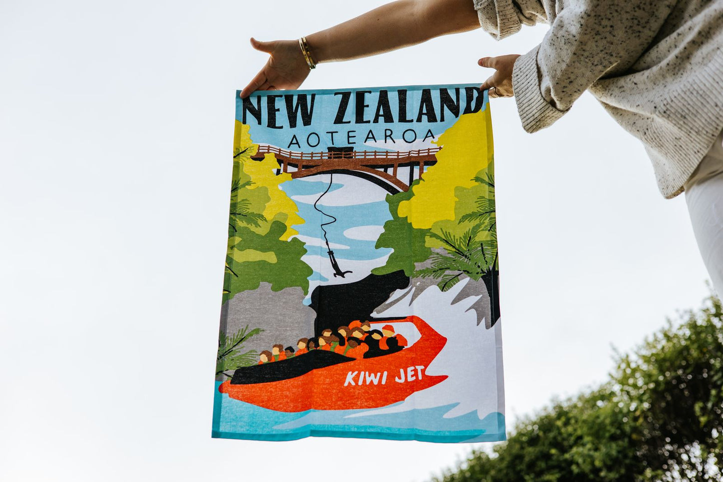 Tea Towel - Jet Boat