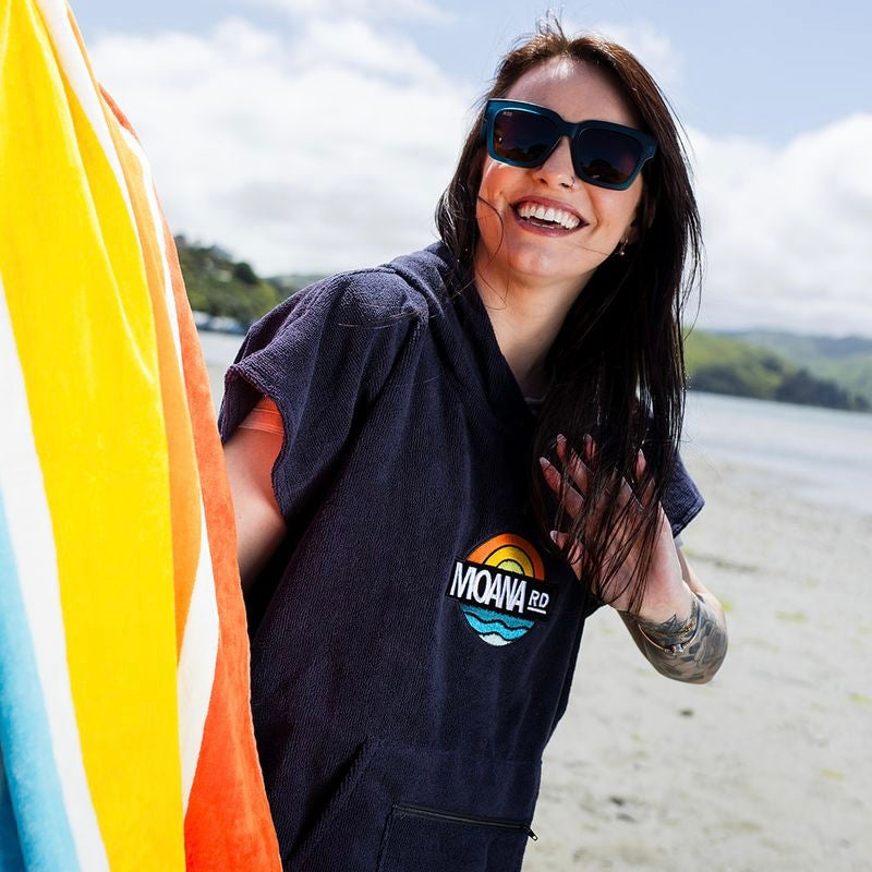 Adventure Towel Hoodie - Black