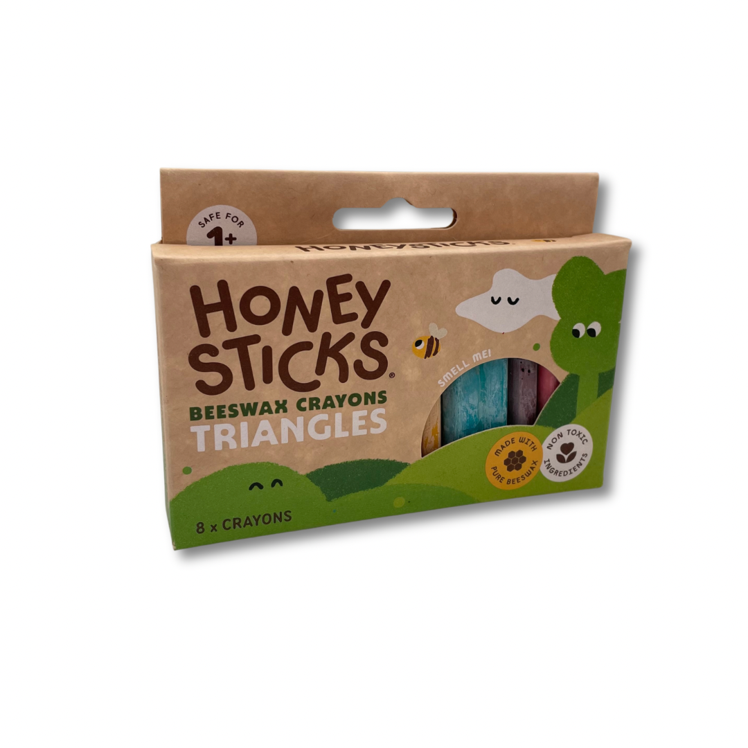 Honeysticks Triangle Crayons 8pk