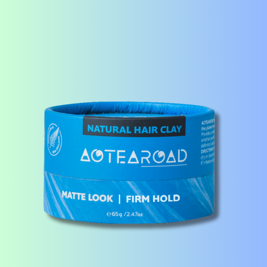 Firm hold hair clay from Aotearoad.