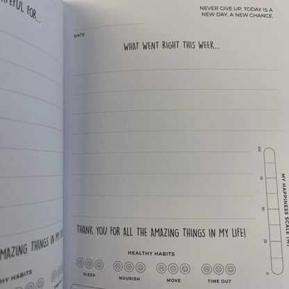 Breathe gratitude journal.