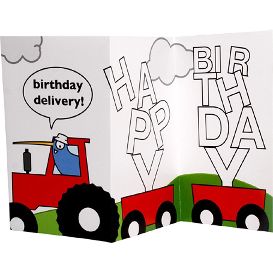 Birthday Delivery Greeting Card