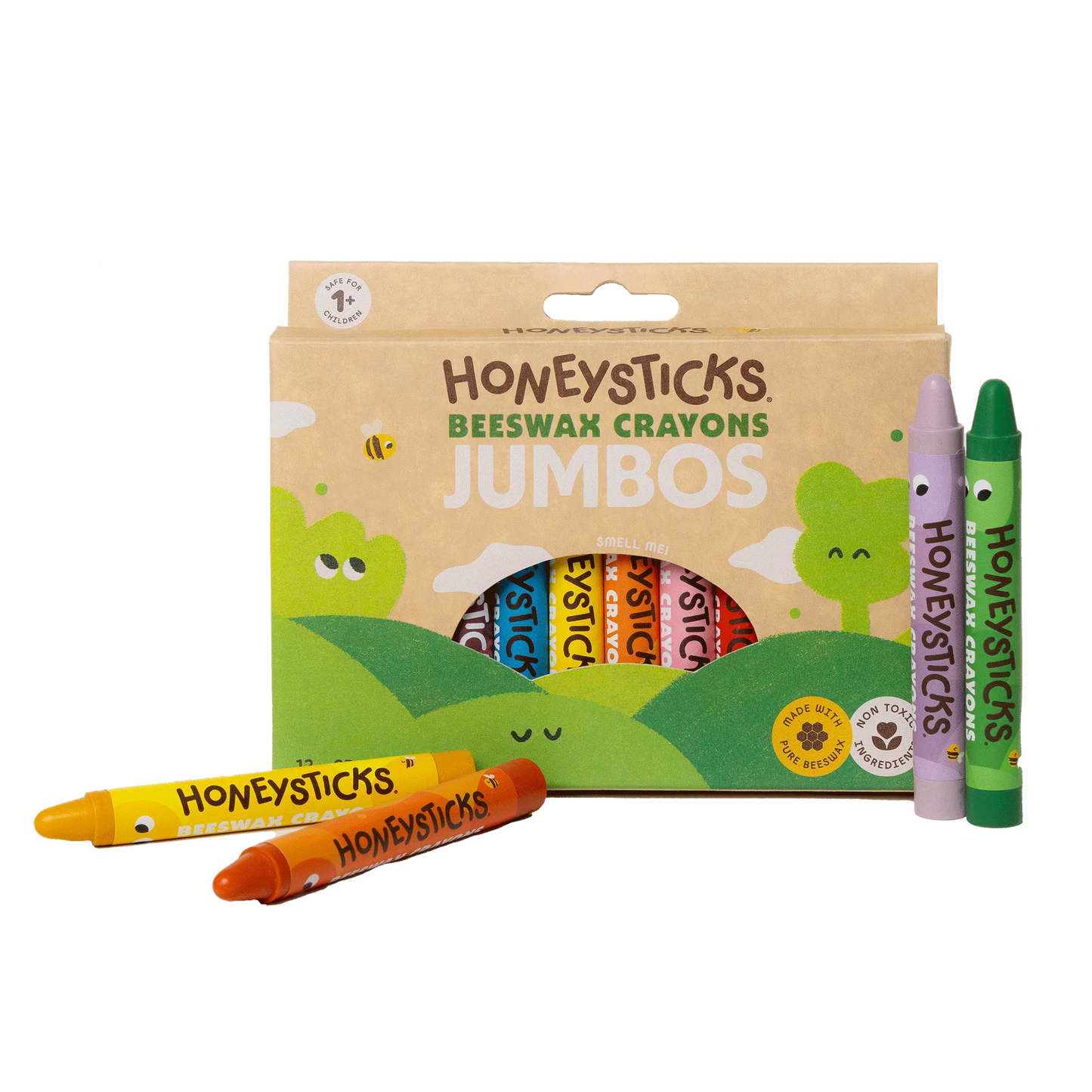 Honeysticks Jumbo Crayons 12pk