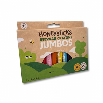 Honeysticks Jumbo Crayons 12pk