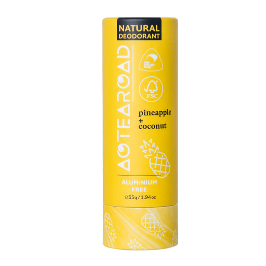 Pineapple and coconut natural deodorant by Aotea Road.