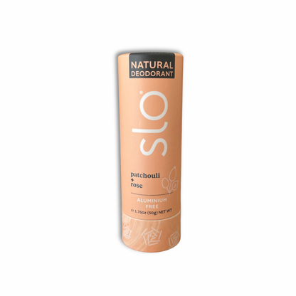 Slo Naturals Deodorant - Patchouli & Rose