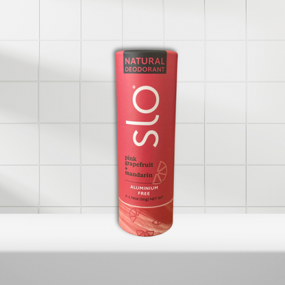Slo Naturals Deodorant - Pink Grapefruit and Mandarin