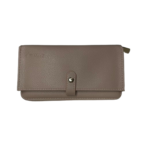 Mushroom coloured wallet by Moana Road.