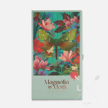 Magnolia and moth jigsaw puzzle.