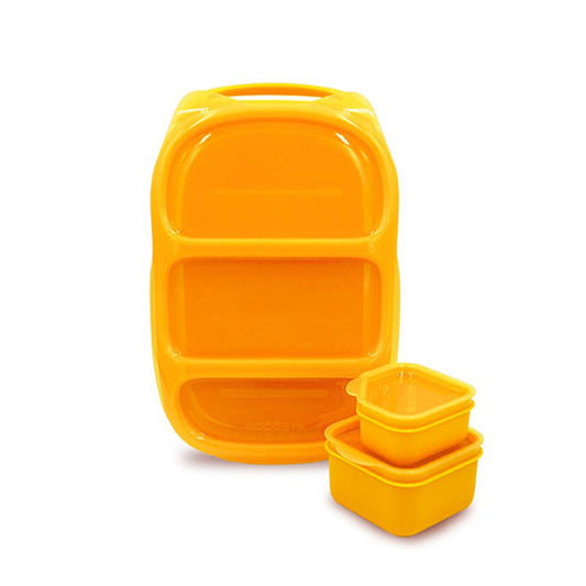 Goodbyn Bynto Lunchbox Dipper Set - Neon Orange