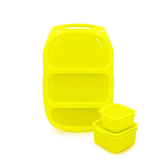 Goodbyn Bynto Lunchbox Dipper Set - Neon Yellow