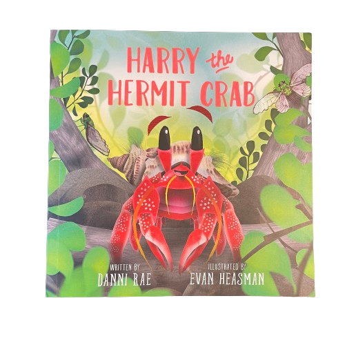 Childrens book "Harry the Hermit Crab".