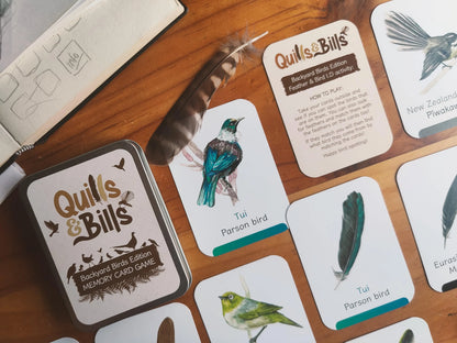Quills & Bills Memory Game