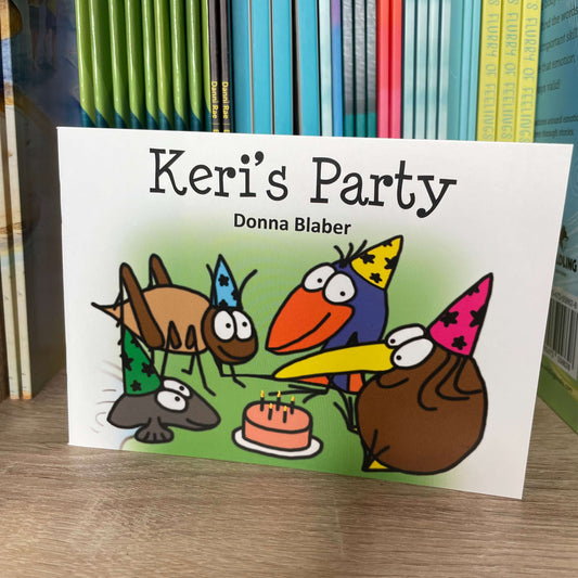 Keri's Party - Soft cover children's book.