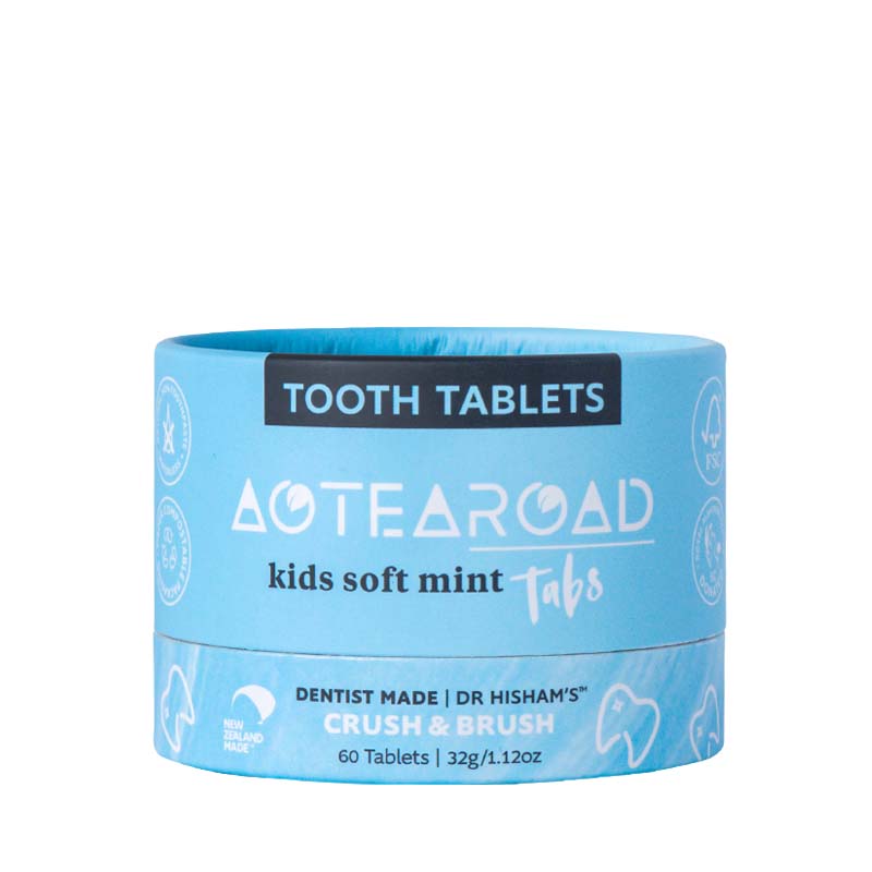Natural tooth tablets for kids by Aotearoad.