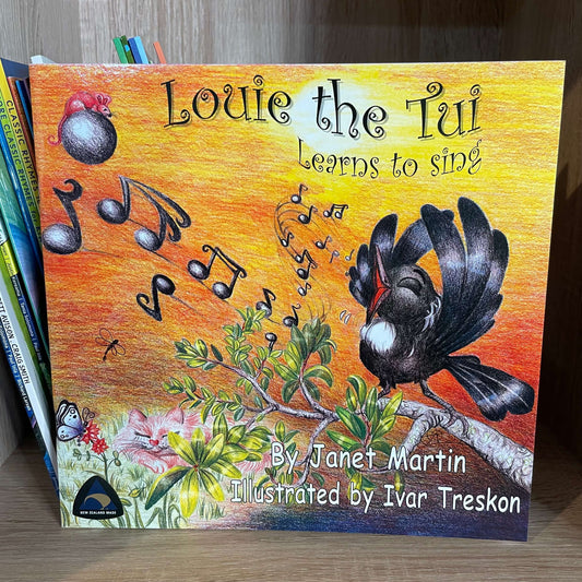 Louie the Tui Learns to Sing -  Soft Cover Children's reading book.