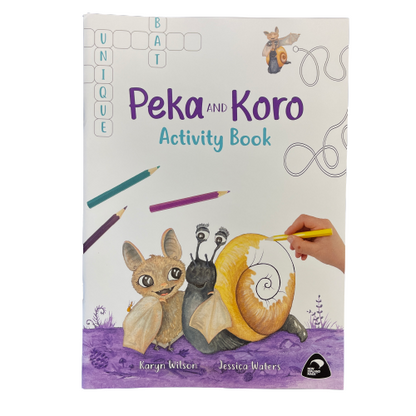 Peka and Koro activity colouring book.