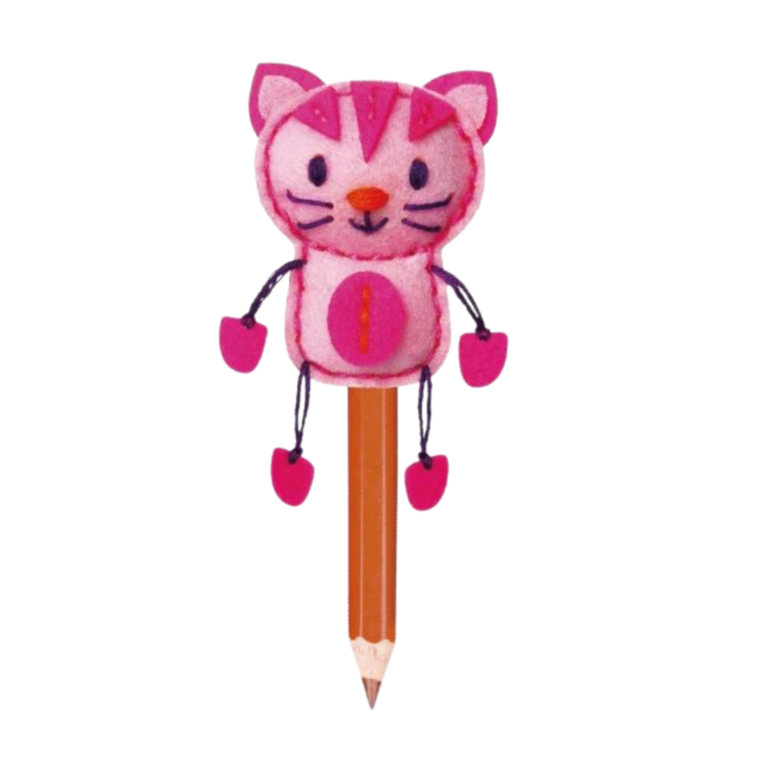 Kitty pencil topper.