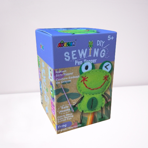 Frog pen topper sewing kit.