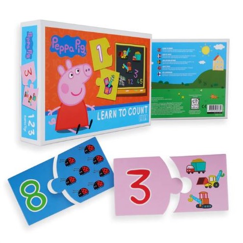 Peppa Pig learn to count puzzle.