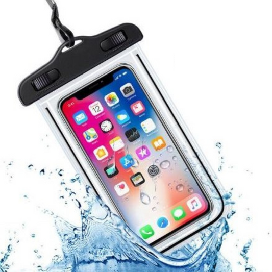 Waterproof phone pouch.