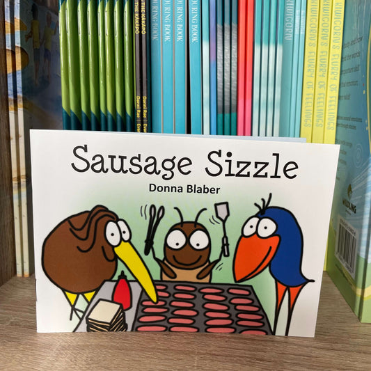 Sausage Sizzle - soft cover children's story book.