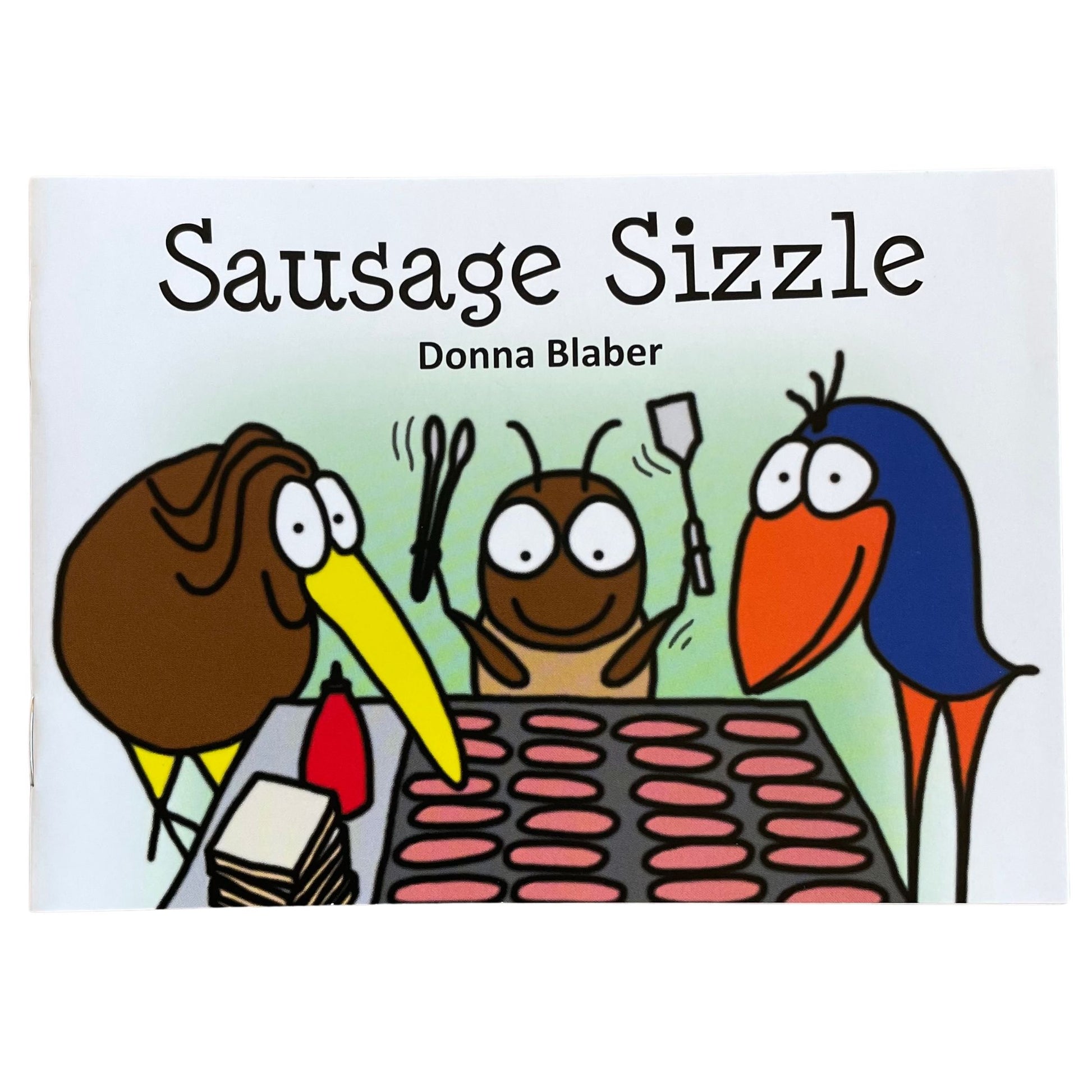 Sausage Sizzle - soft cover children's story book.