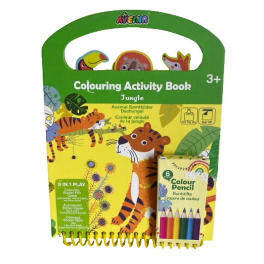 Colouring Activity Book - Jungle